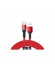 Baseus CATGH-H09 Halo Type-C 40W Flash Şarj USB Şarj Kablosu 2 mt Kırmızı